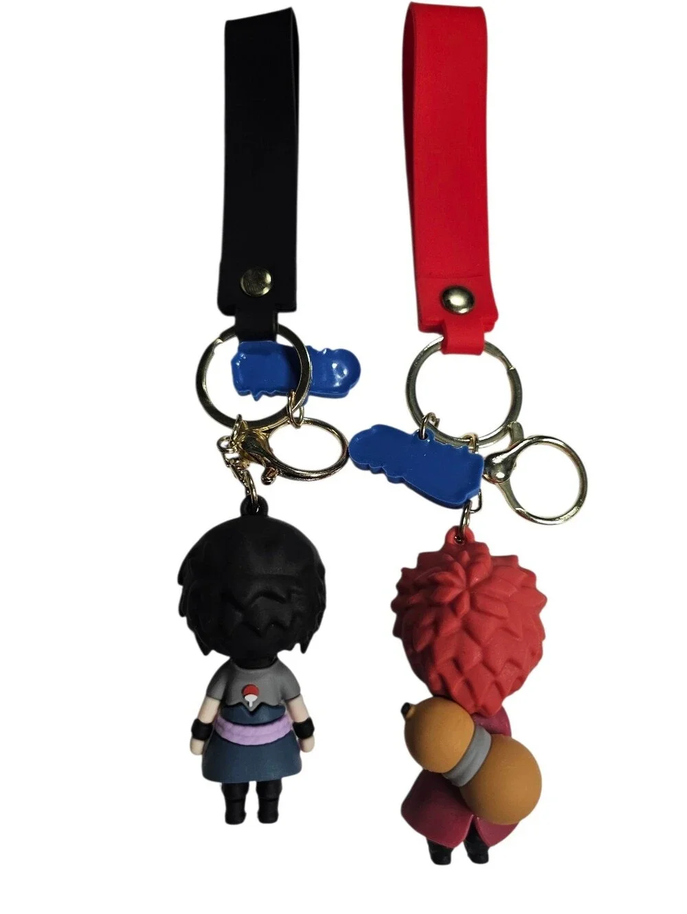 Naruto (Pick 1) Anime Keychains - Sasuke Uchiha Or Gaara. NWOT